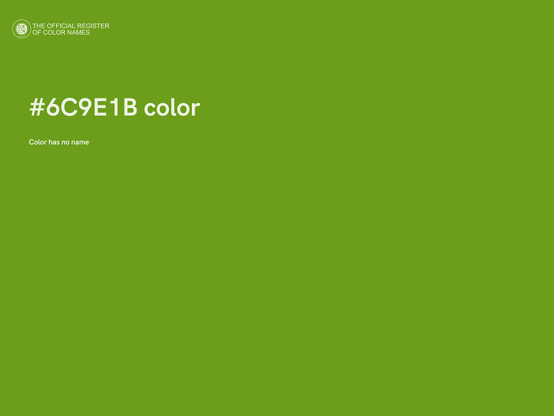 #6C9E1B color image