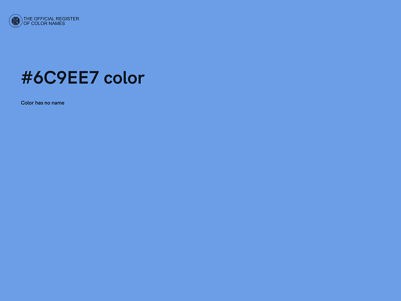 #6C9EE7 color image