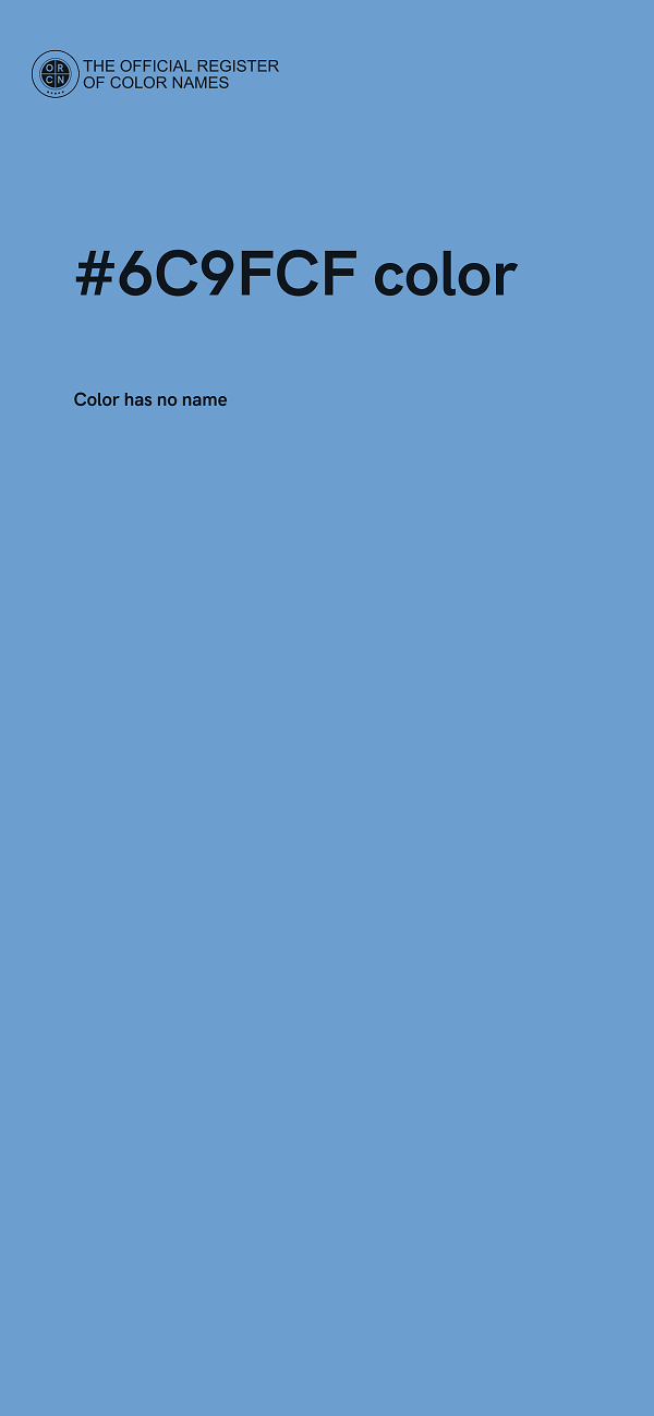 #6C9FCF color image