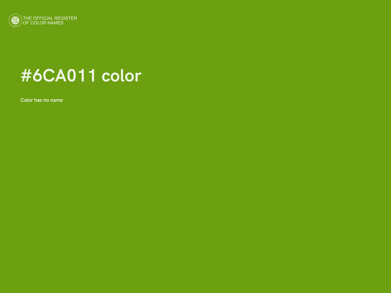 #6CA011 color image