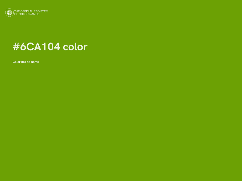 #6CA104 color image