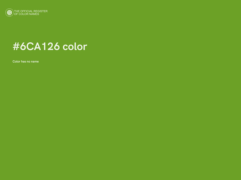 #6CA126 color image