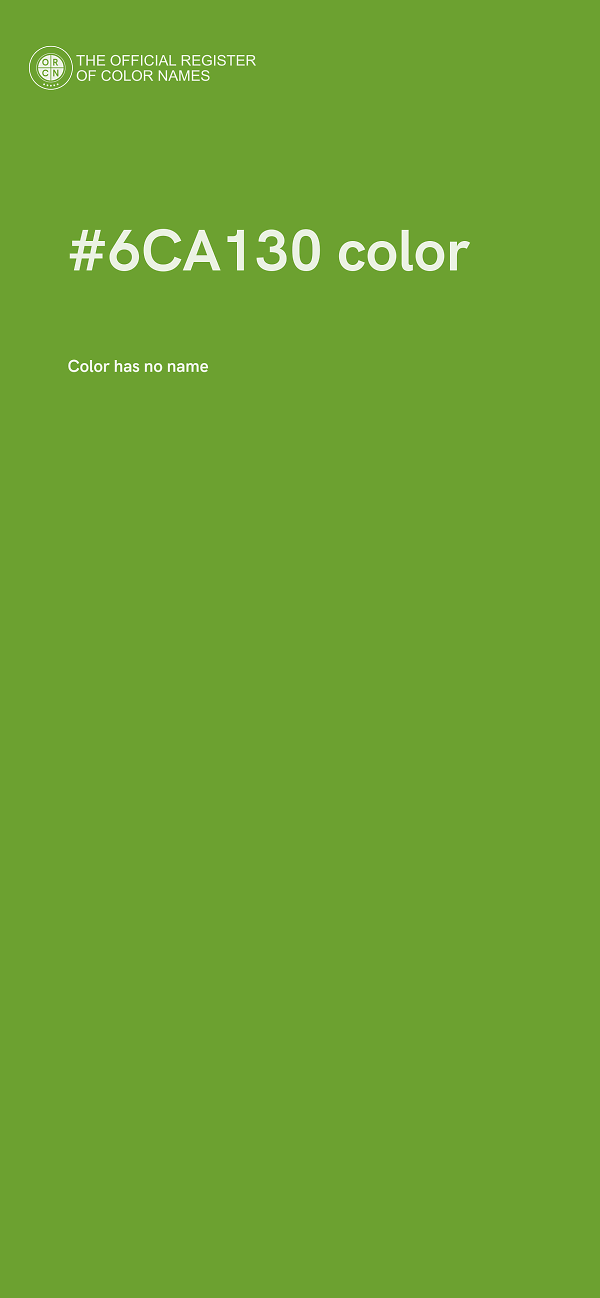 #6CA130 color image