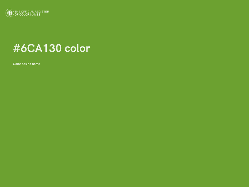 #6CA130 color image