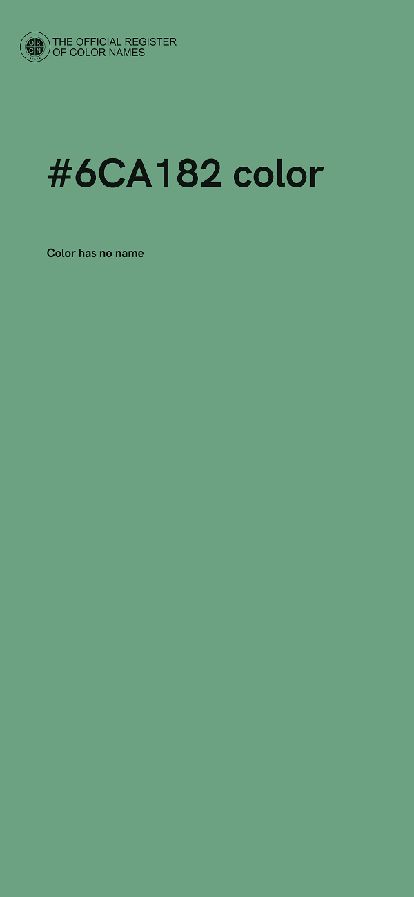 #6CA182 color image