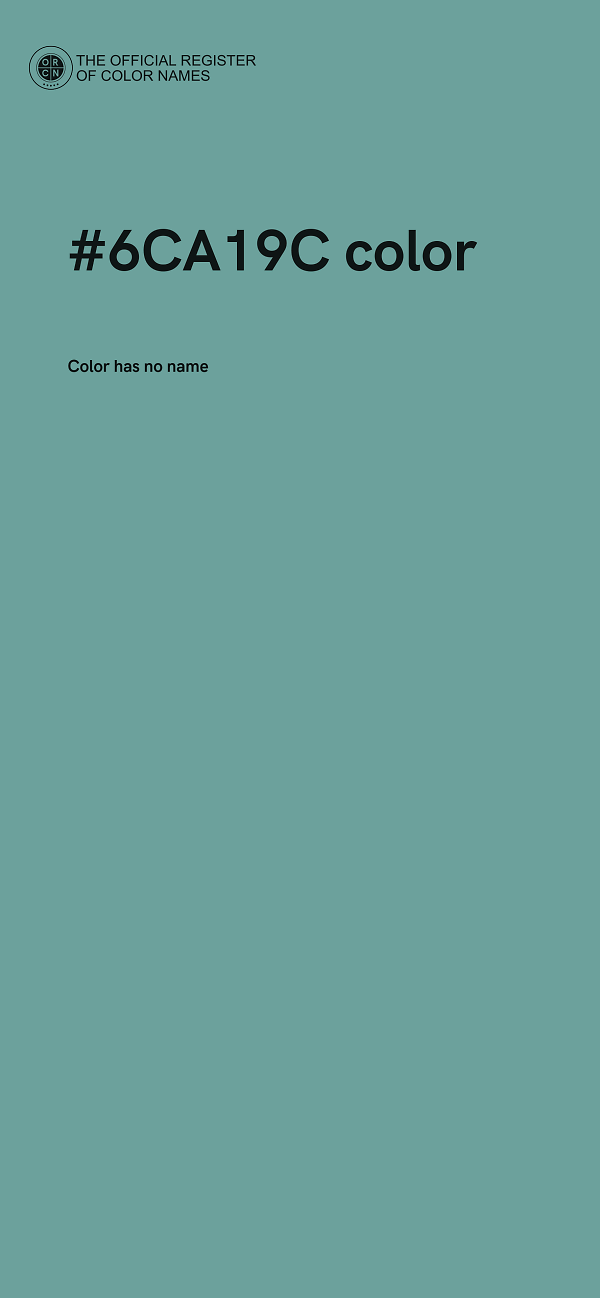 #6CA19C color image