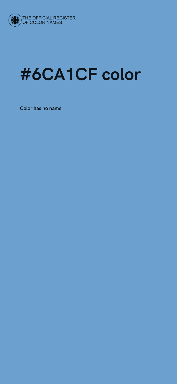 #6CA1CF color image