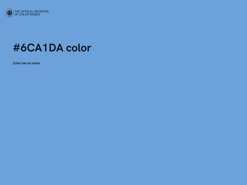 #6CA1DA color image