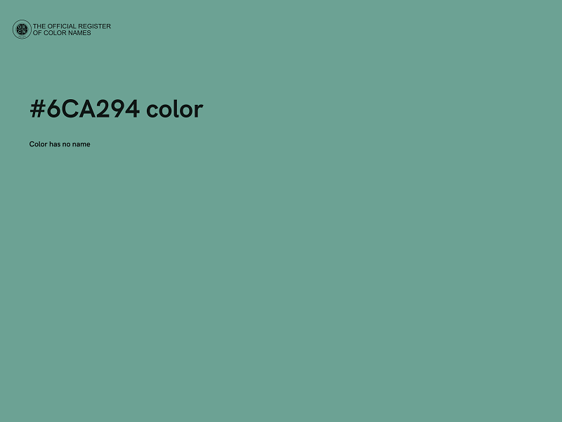 #6CA294 color image