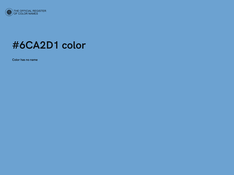 #6CA2D1 color image