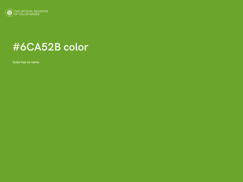 #6CA52B color image
