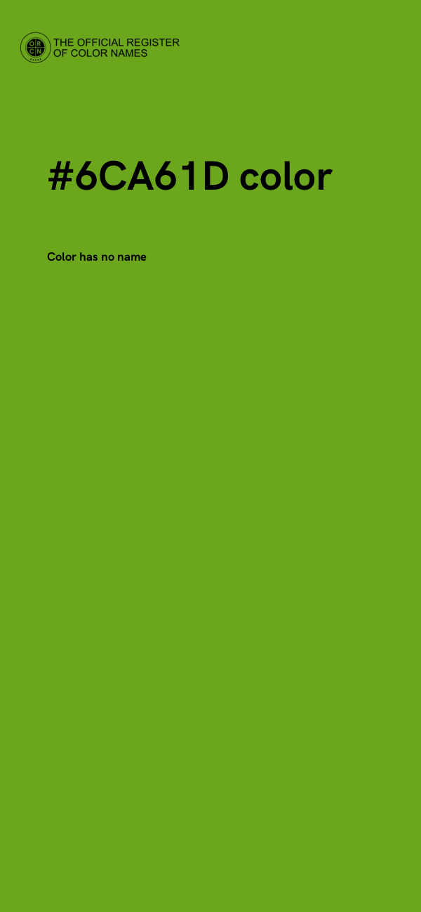 #6CA61D color image