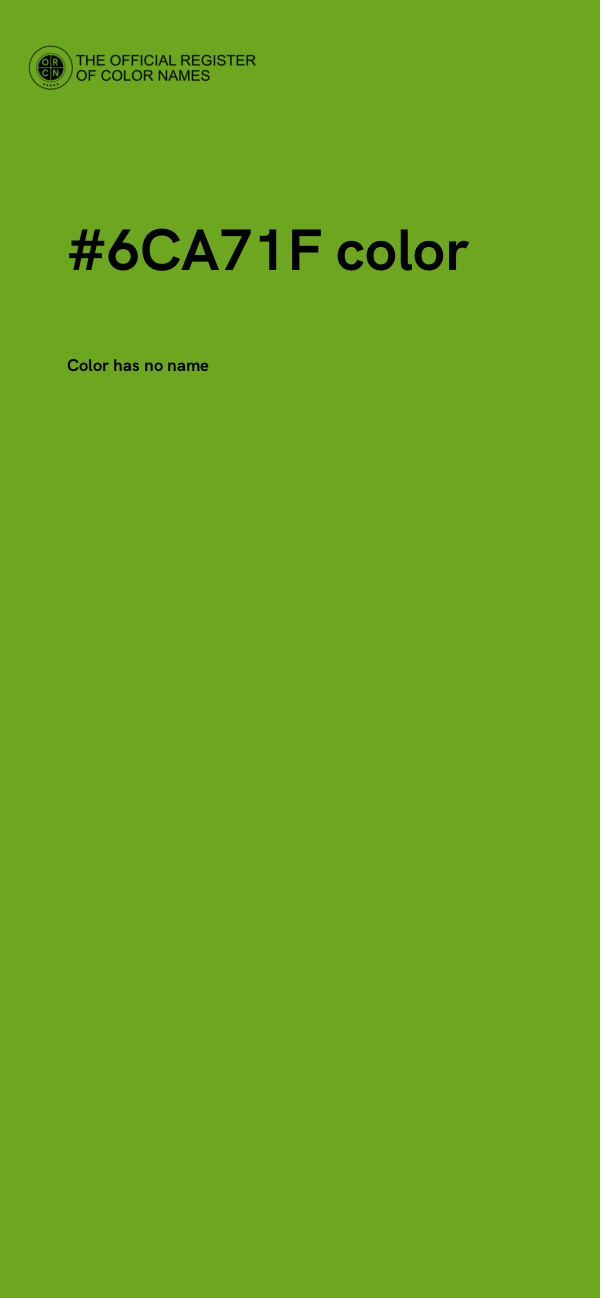 #6CA71F color image