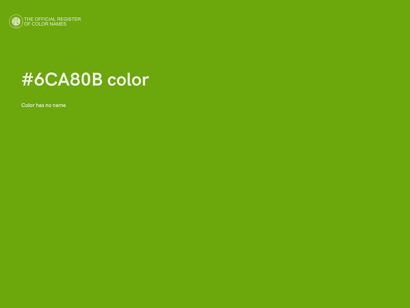 #6CA80B color image