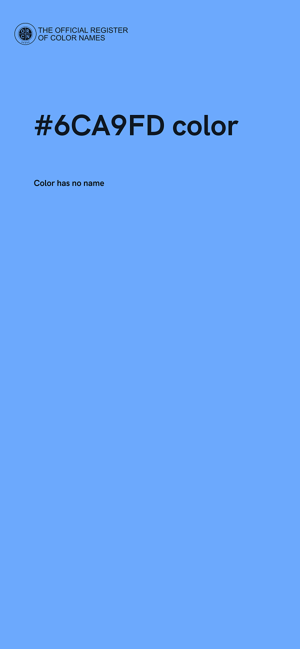 #6CA9FD color image