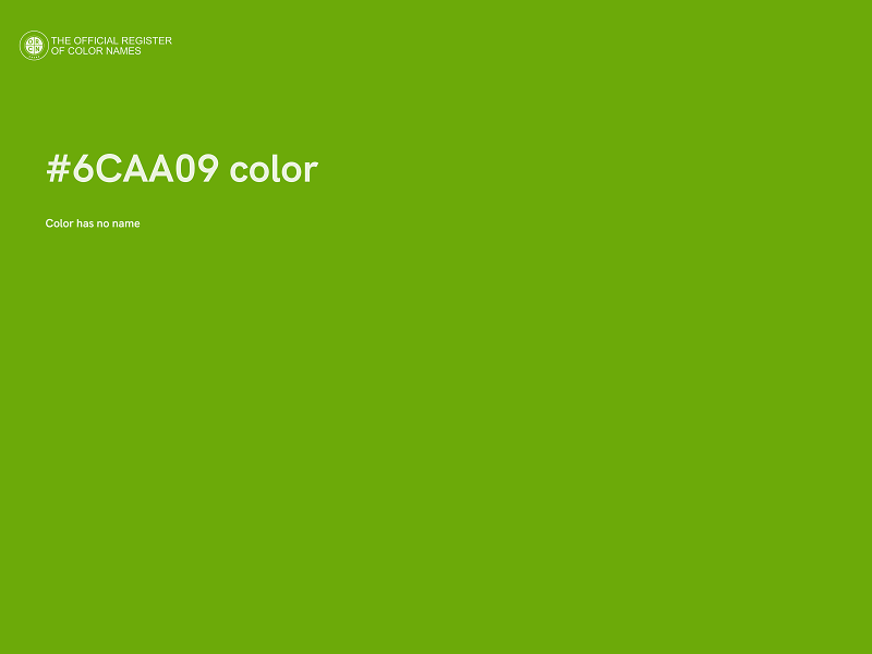 #6CAA09 color image