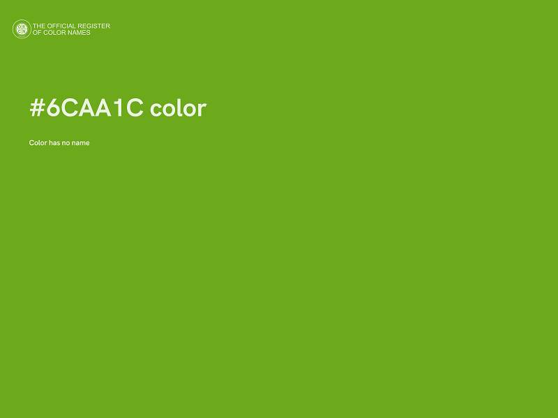 #6CAA1C color image