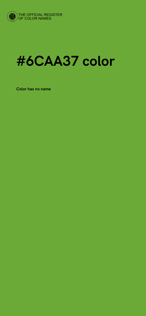 #6CAA37 color image