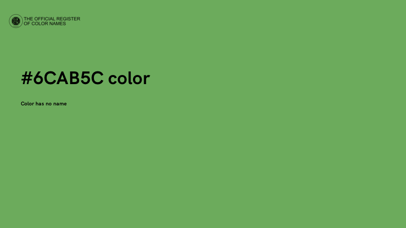 #6CAB5C color image