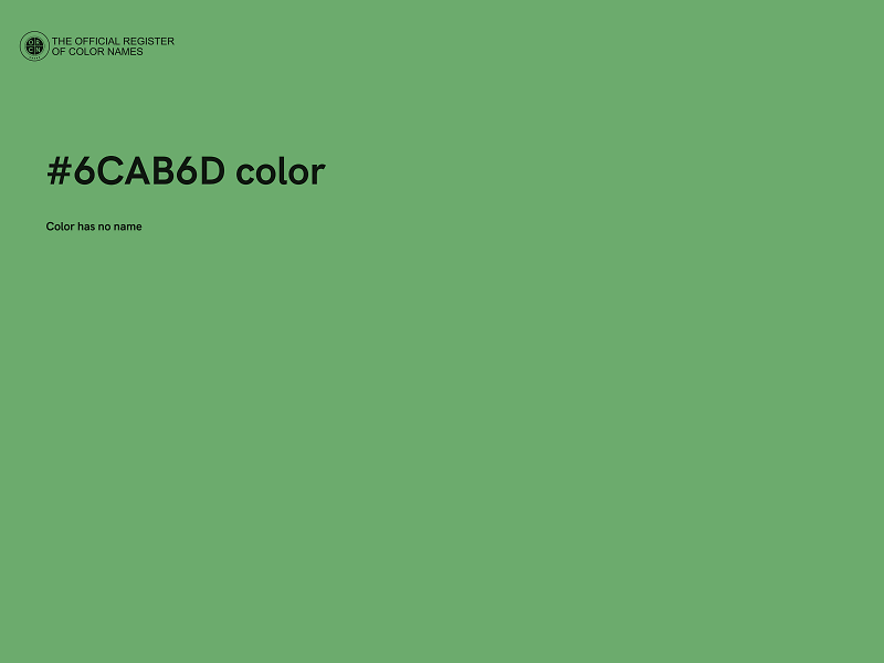 #6CAB6D color image