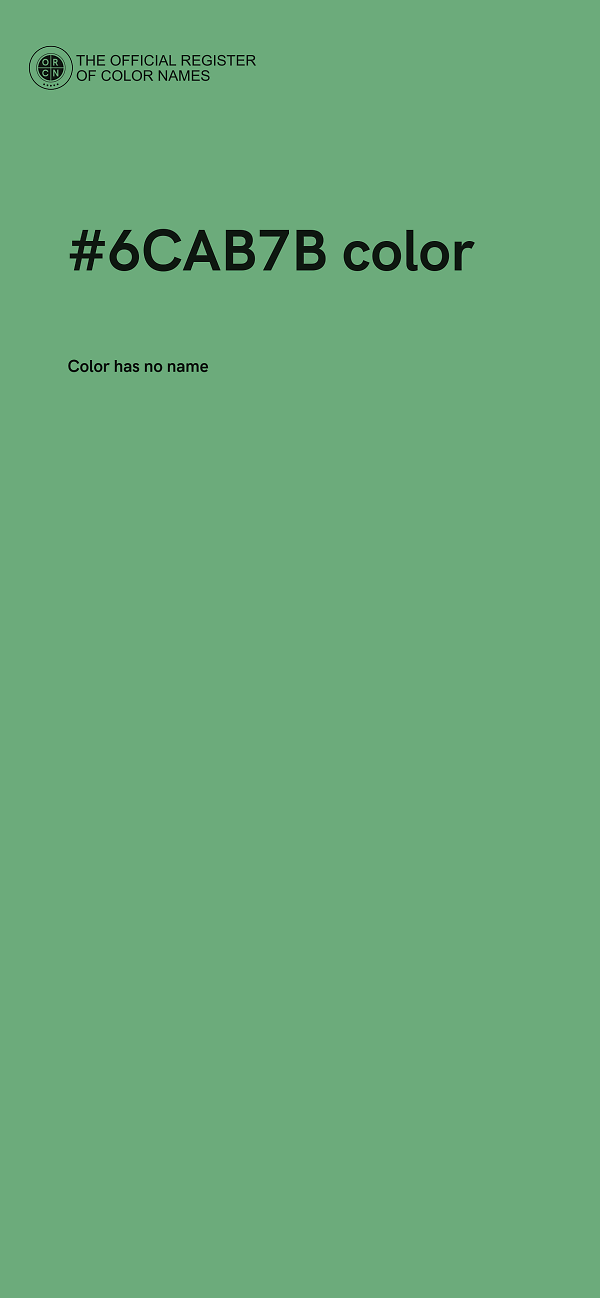 #6CAB7B color image