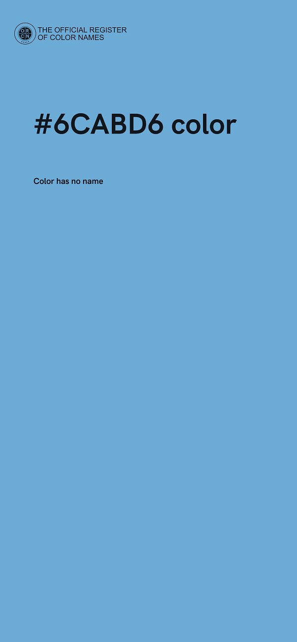 #6CABD6 color image