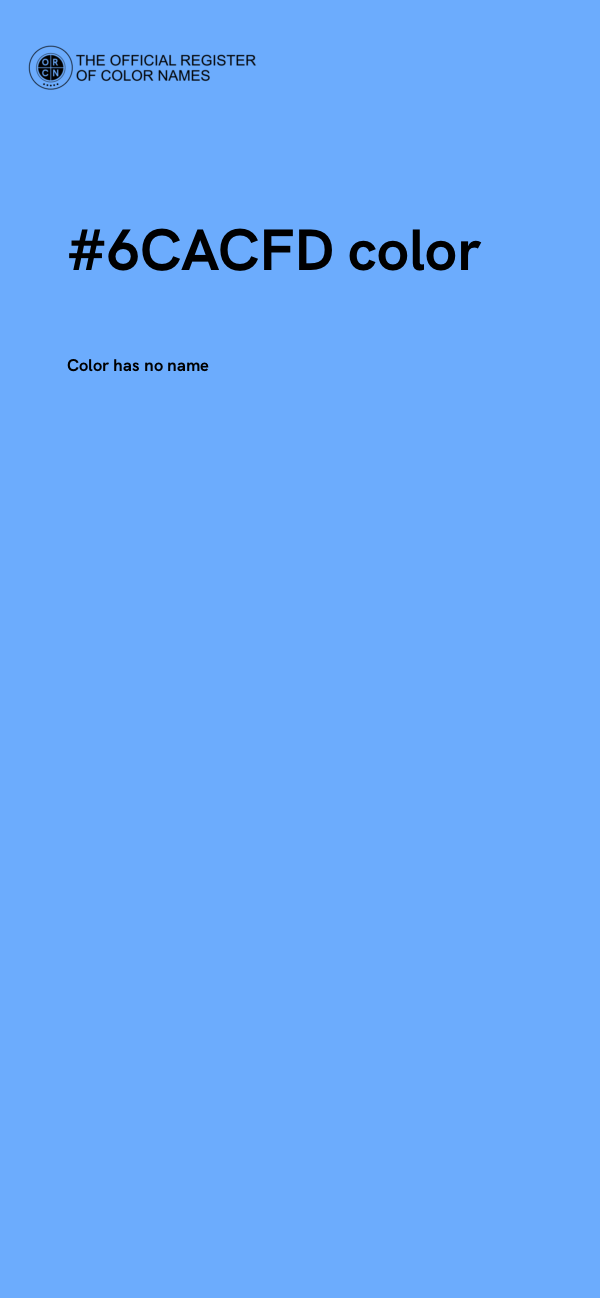 #6CACFD color image