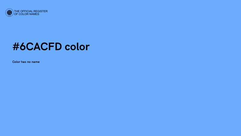 #6CACFD color image