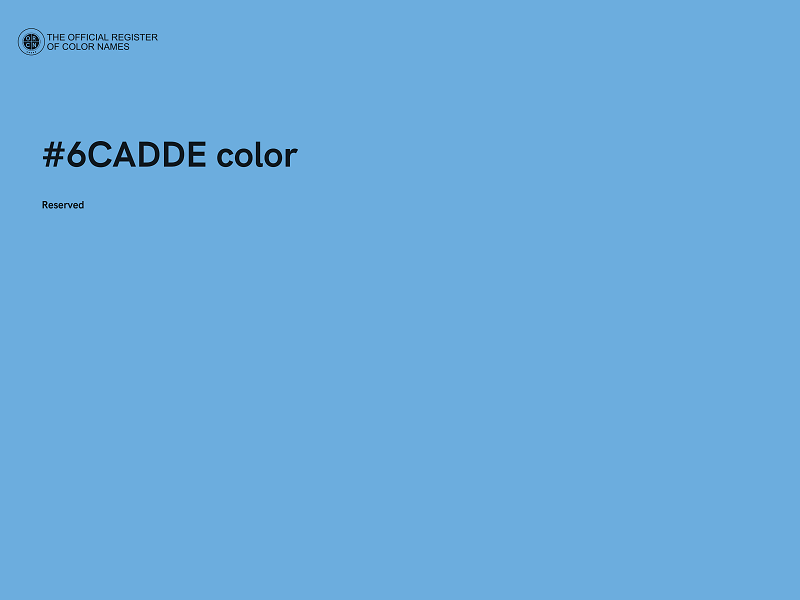 #6CADDE color image