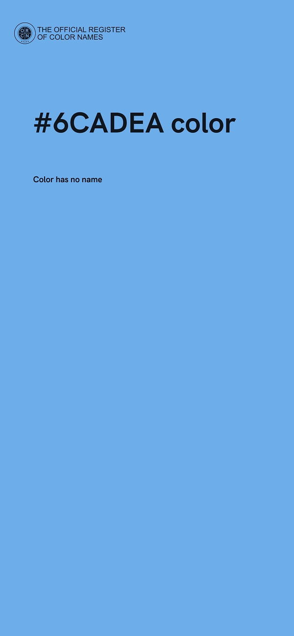 #6CADEA color image