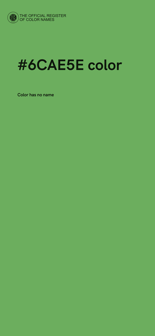 #6CAE5E color image
