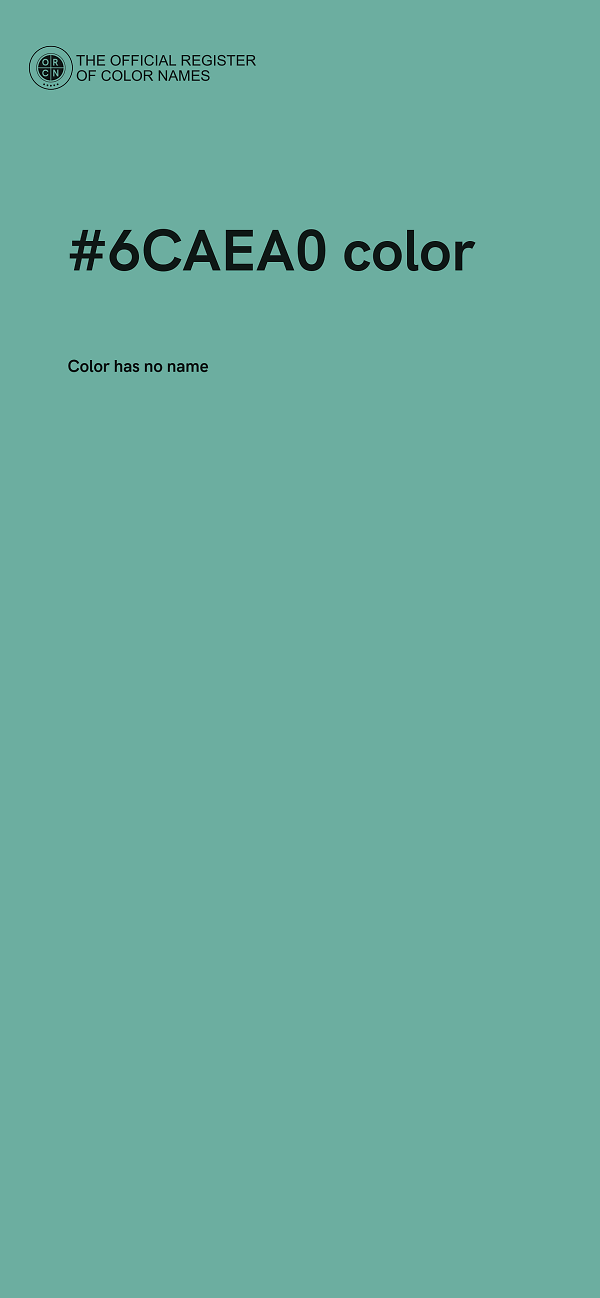 #6CAEA0 color image