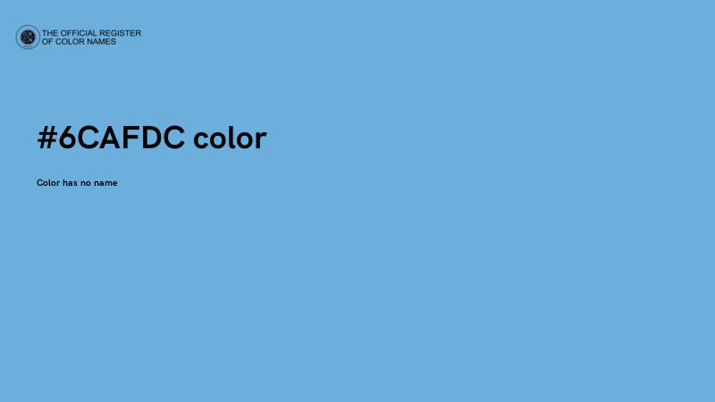 #6CAFDC color image