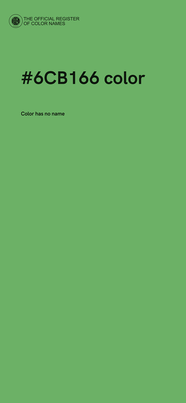#6CB166 color image