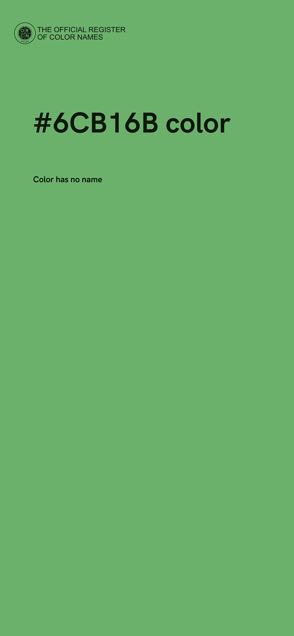 #6CB16B color image