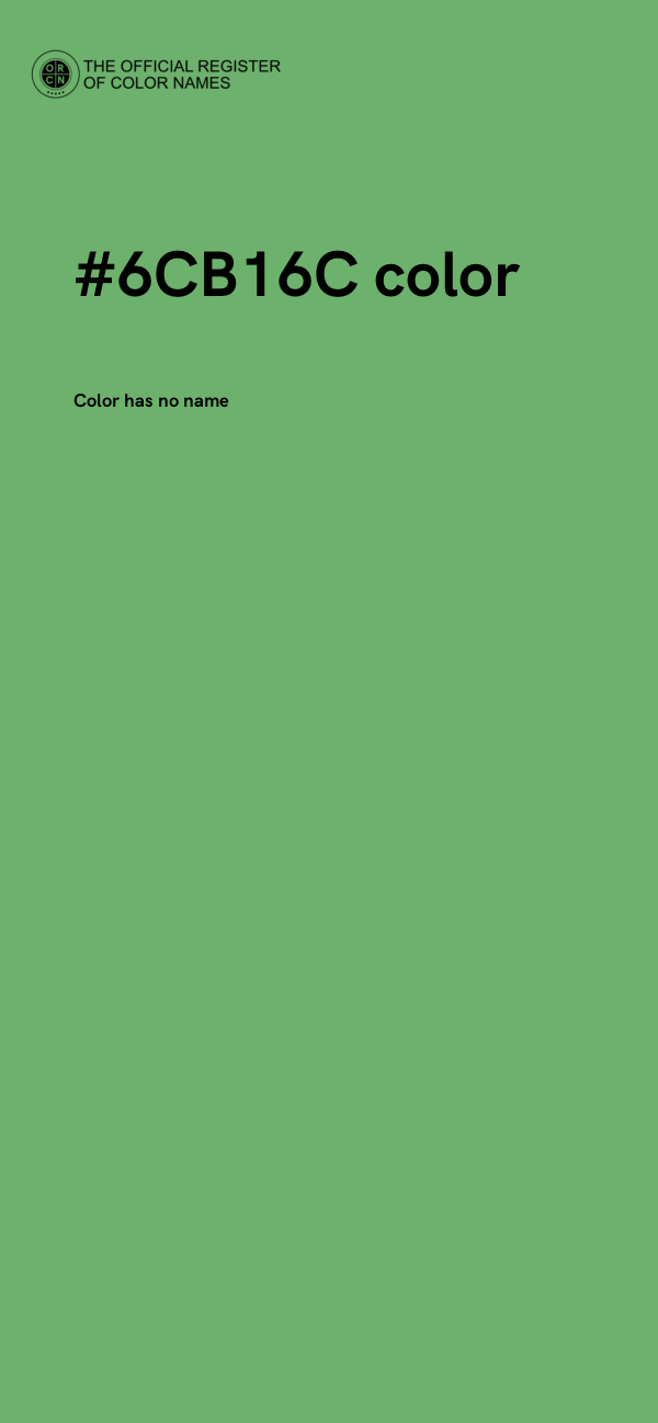 #6CB16C color image