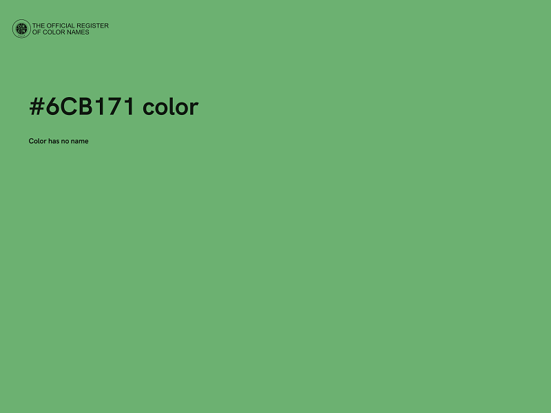 #6CB171 color image
