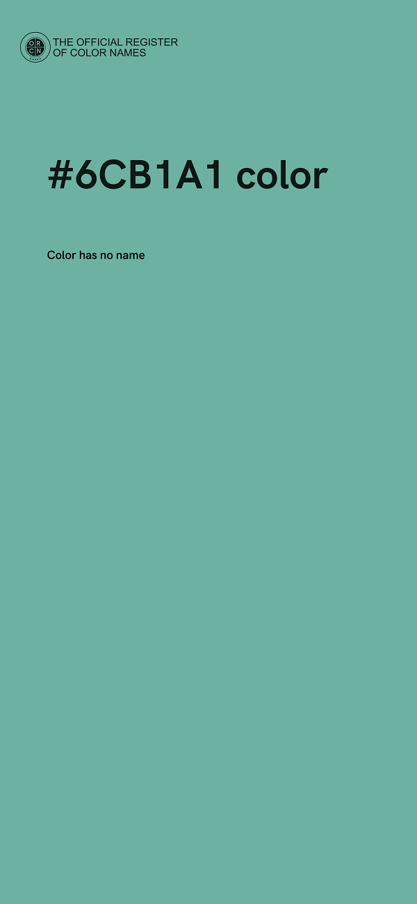 #6CB1A1 color image