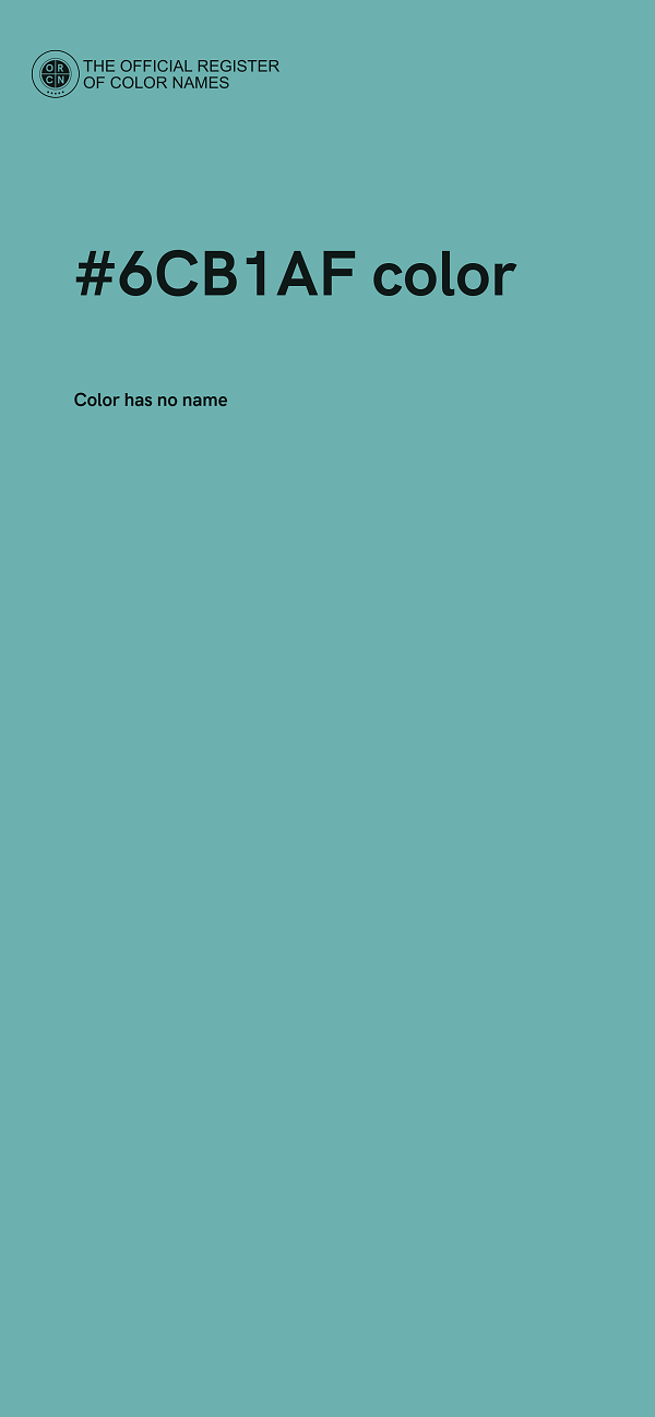 #6CB1AF color image
