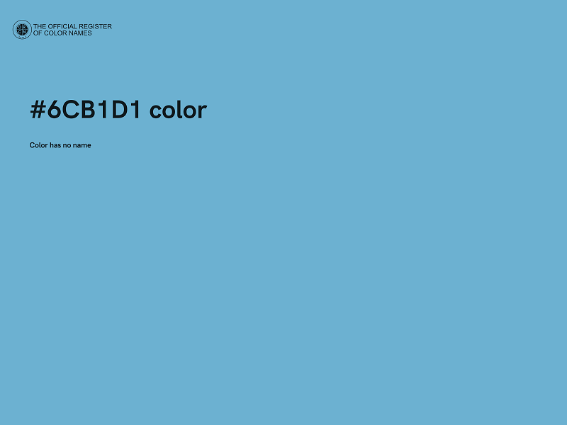 #6CB1D1 color image