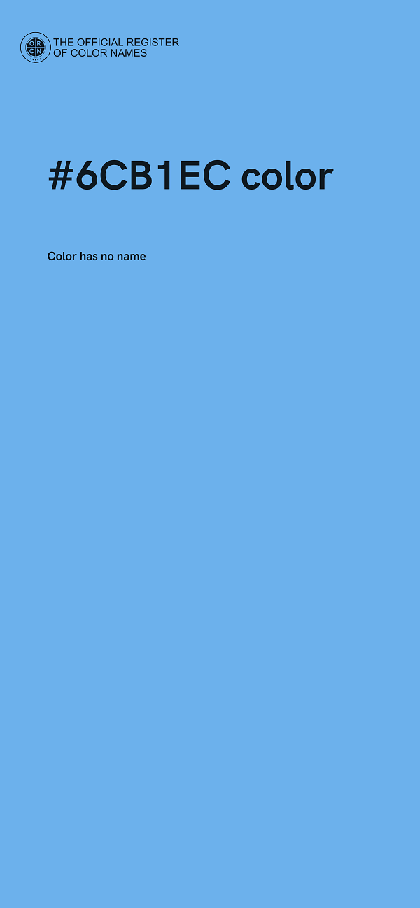 #6CB1EC color image