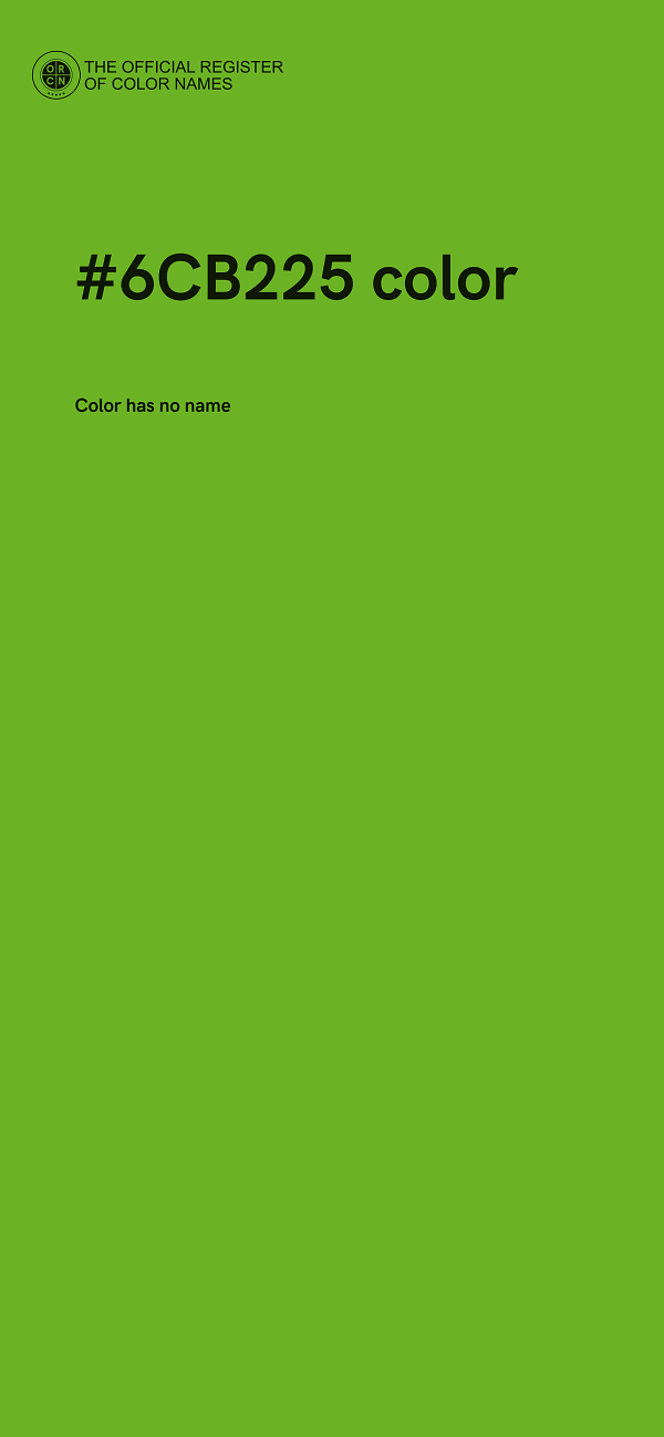 #6CB225 color image