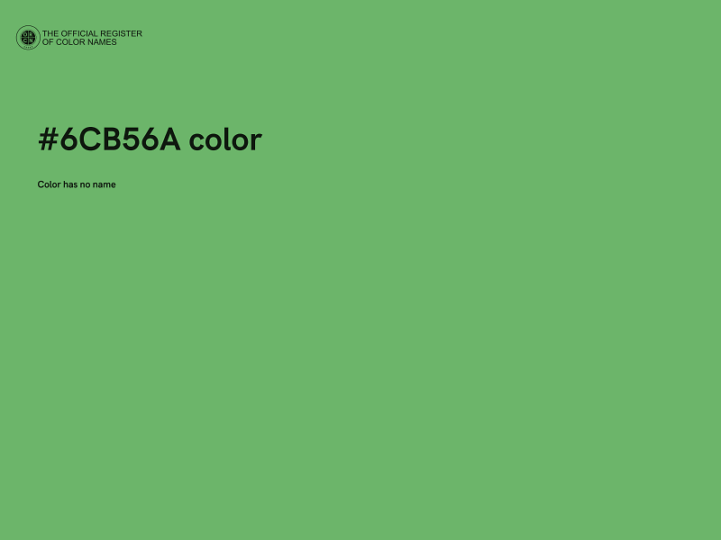 #6CB56A color image