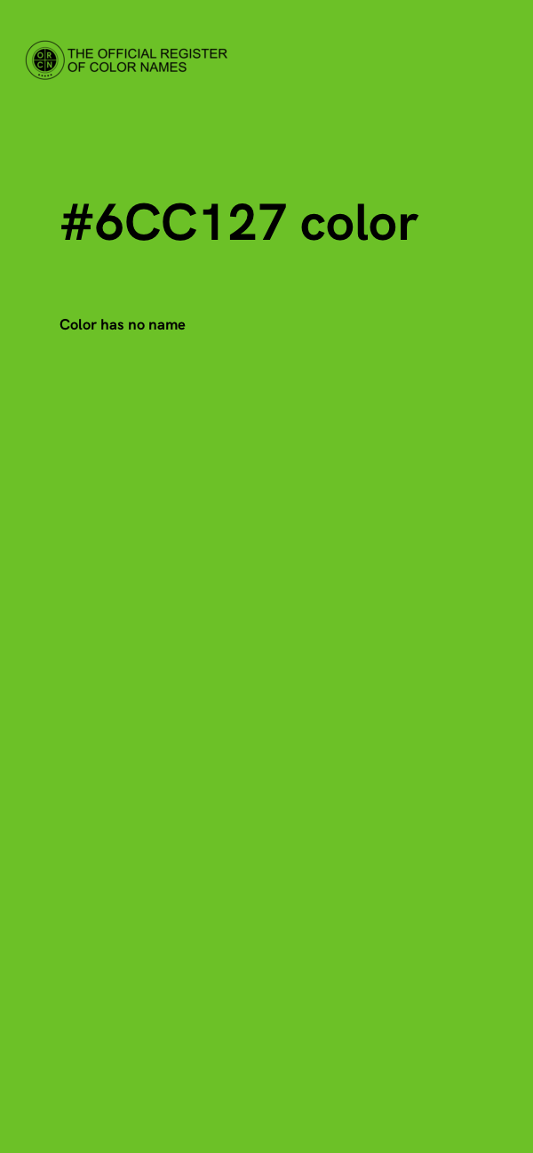 #6CC127 color image