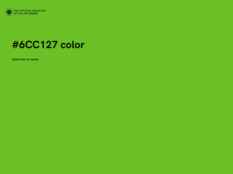 #6CC127 color image