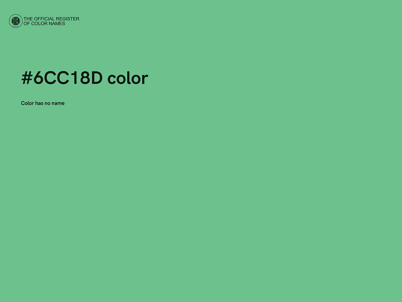 #6CC18D color image