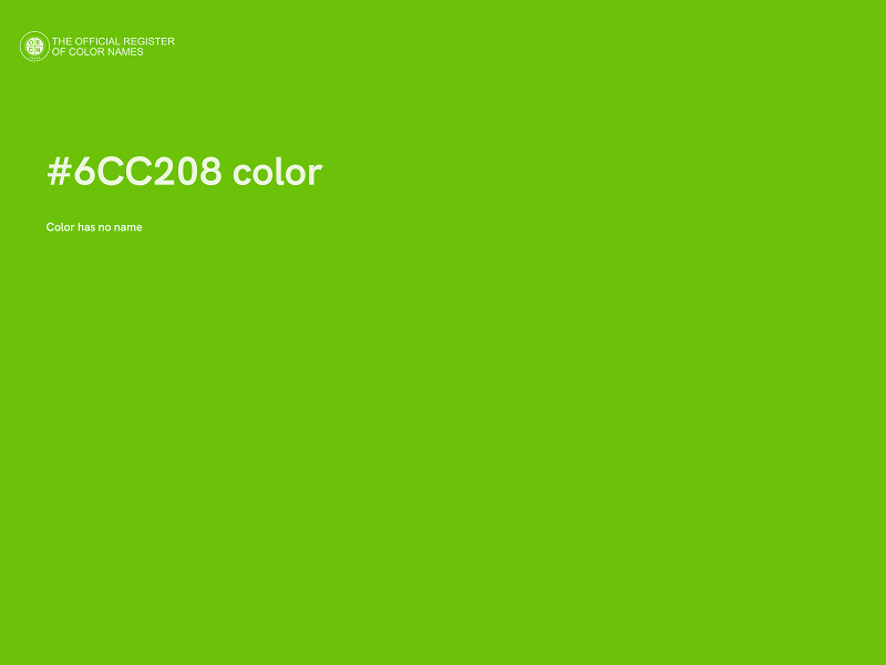 #6CC208 color image