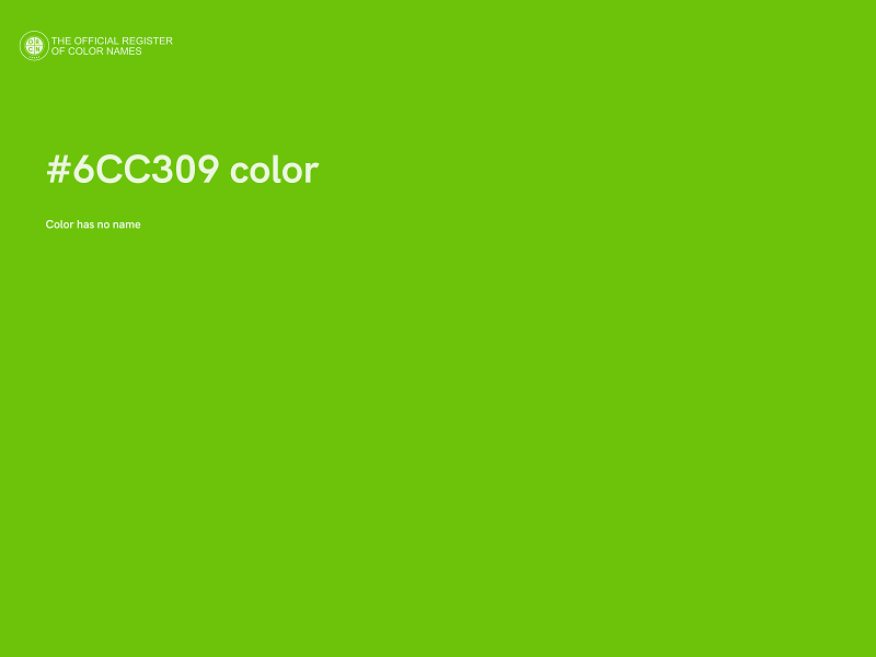 #6CC309 color image