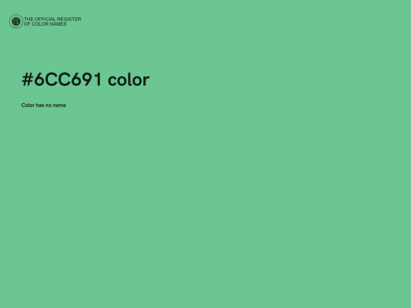 #6CC691 color image