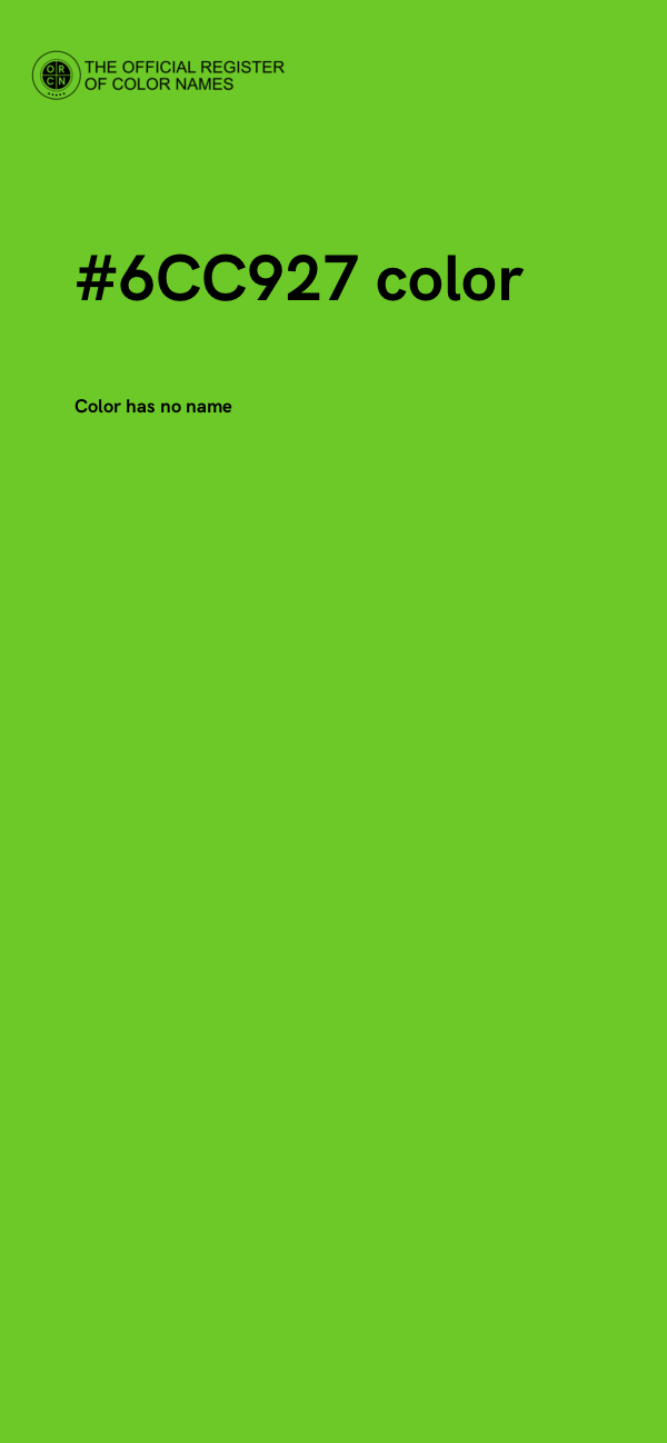 #6CC927 color image